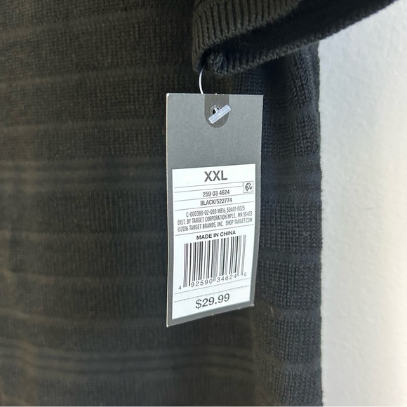 MWT Mossimo Black Knit Stretch Short Sleeve Fit & Flare Dress Size XXL - Picture 7 of 8